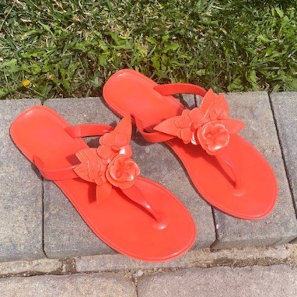 Jelly Flip Flop Sandals